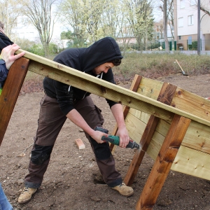 L'agrandissement des jardins partagés Castelnau - 2018