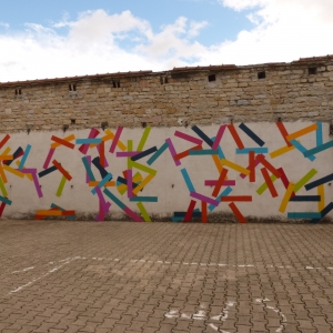 © Eltono - Fresque au foyer Herriot de l'Acodège - Juillet 2016